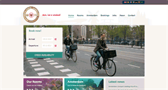 Desktop Screenshot of amsterdamhostelannemarie.com